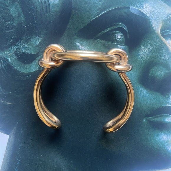 J.Crew knot detail gold cuff - Picture 3 of 5